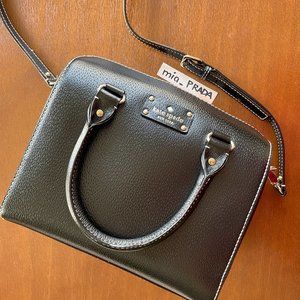 KATE SPADE Wellesley Alessa Black Satchel